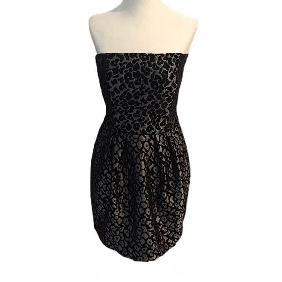 Rachel Roy Leopard Metallic Bubble Dress - Picture 8 of 12